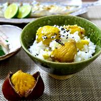 かおるさんの料理 ぽろたん栗ご飯